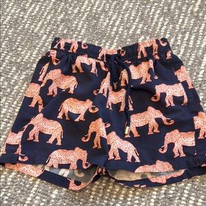Bluemint Navy Elephant Print Swim Shorts